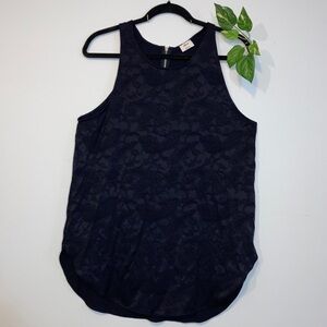 WILFRED SEVRES Sleeveless Blouse by ARITZIA, dark blue colour, size LARGE